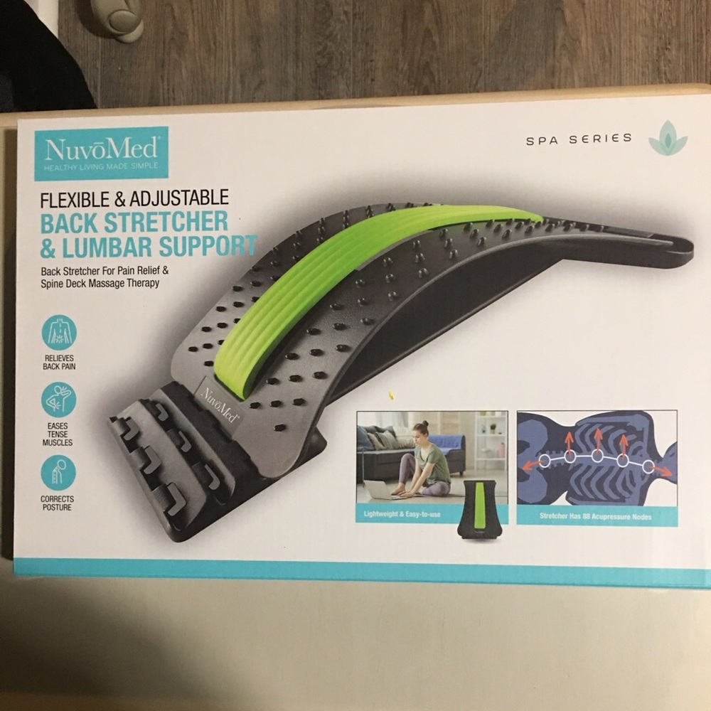 Nuvomed back stretcher and lumbar support